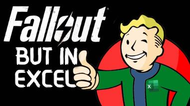 Fallout-Inspired Game Now Playable on Excel Because Why Not